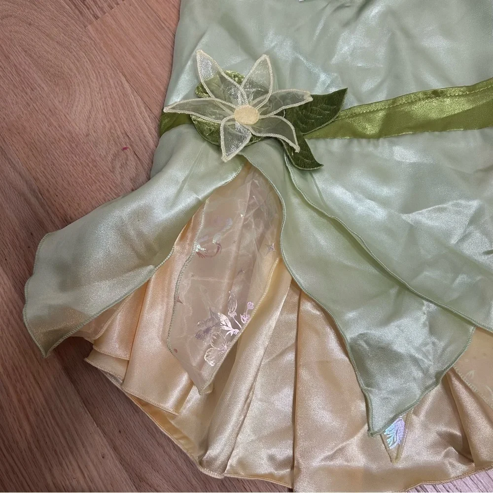 Disney Tiana Pet Costume NEW XL Tails Princess and the Frog Green Wig Dog
